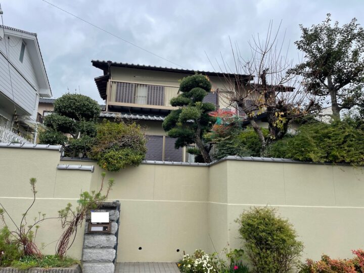 奈良県生駒郡平群町　S様　外壁塗装工事　