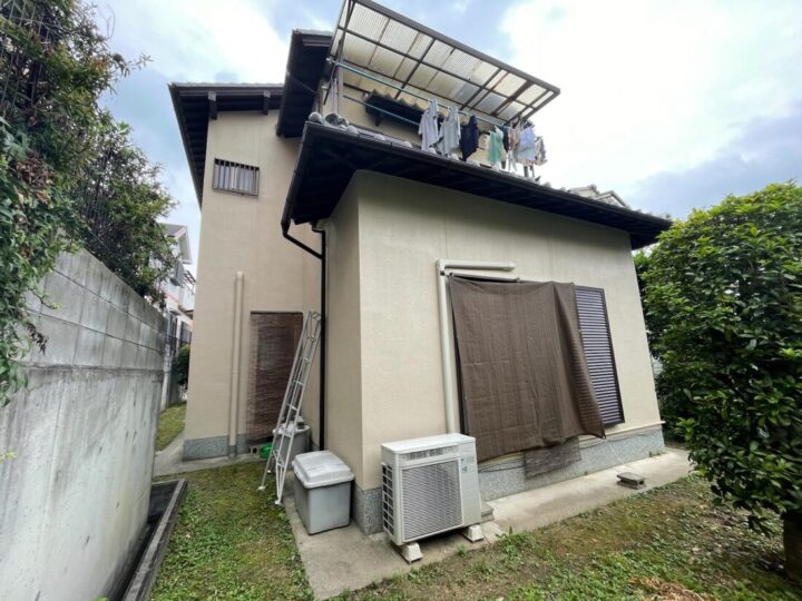 奈良県大和郡山市新町S様邸　外壁塗装・屋根漆喰塗り替え工事