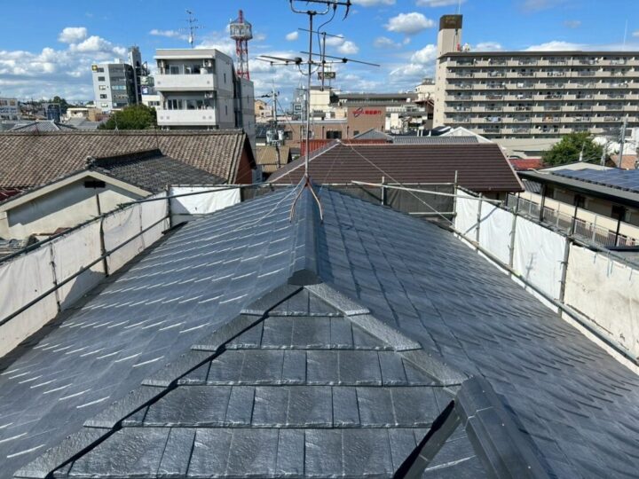屋根葺き替え工事　完了
